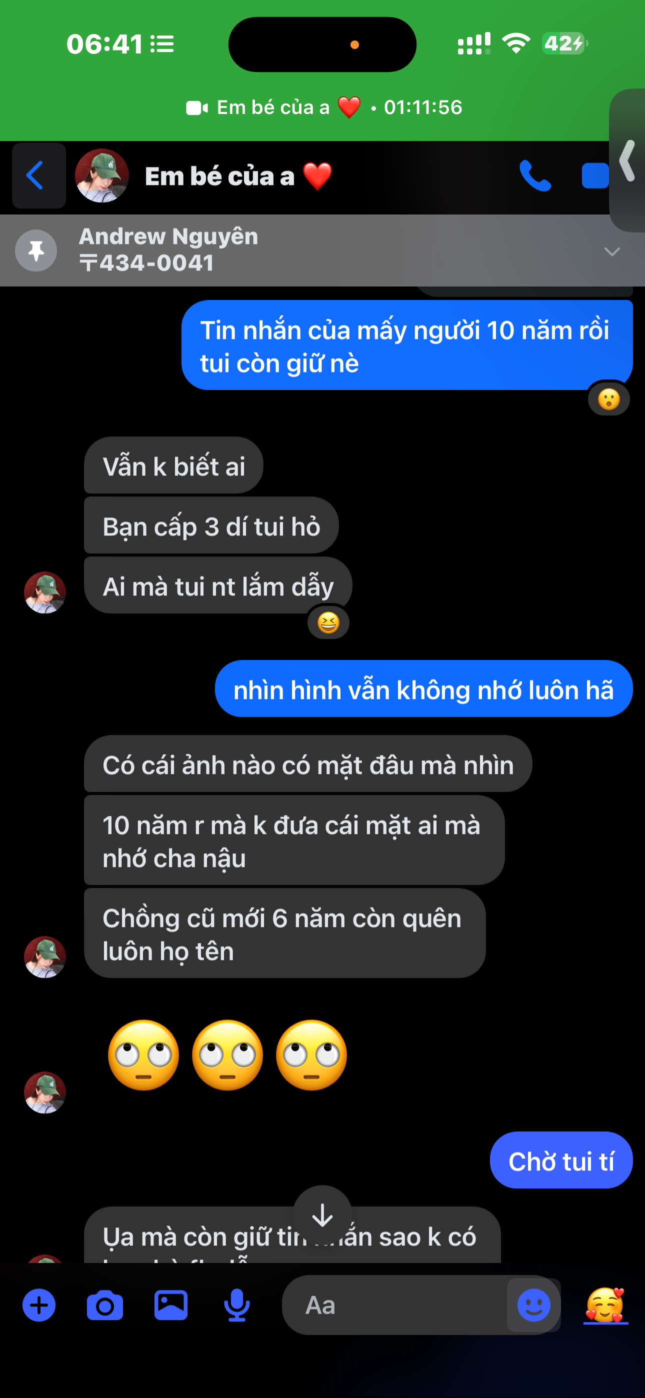Những tin nhắn đầu tiên 